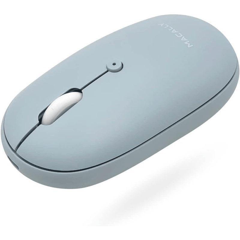 Macally Rechargeable Bluetooth Optical Mouse - Blue BTTOPBATBL