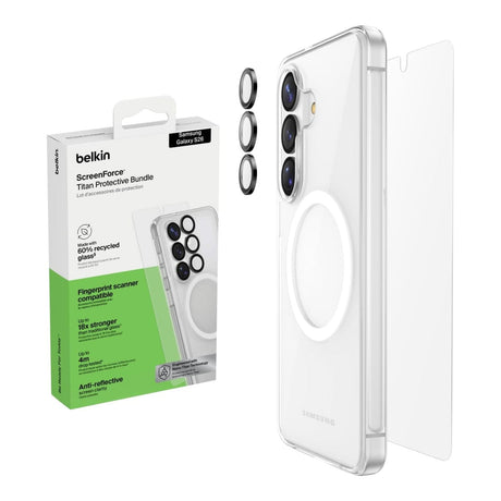 Belkin ScreenForce Titan 3-in-1 Protective Bundle for Samsung S26 BUA002HQ