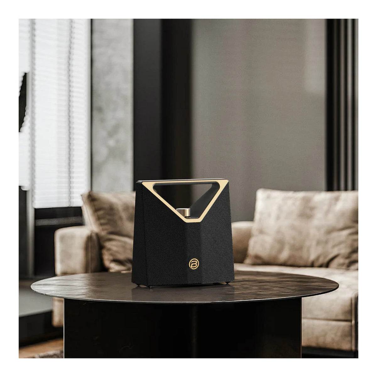Bugani Brief Plus Wireless Bluetooth Speaker - Black Gold BUG-BRIEFPLUS-BG