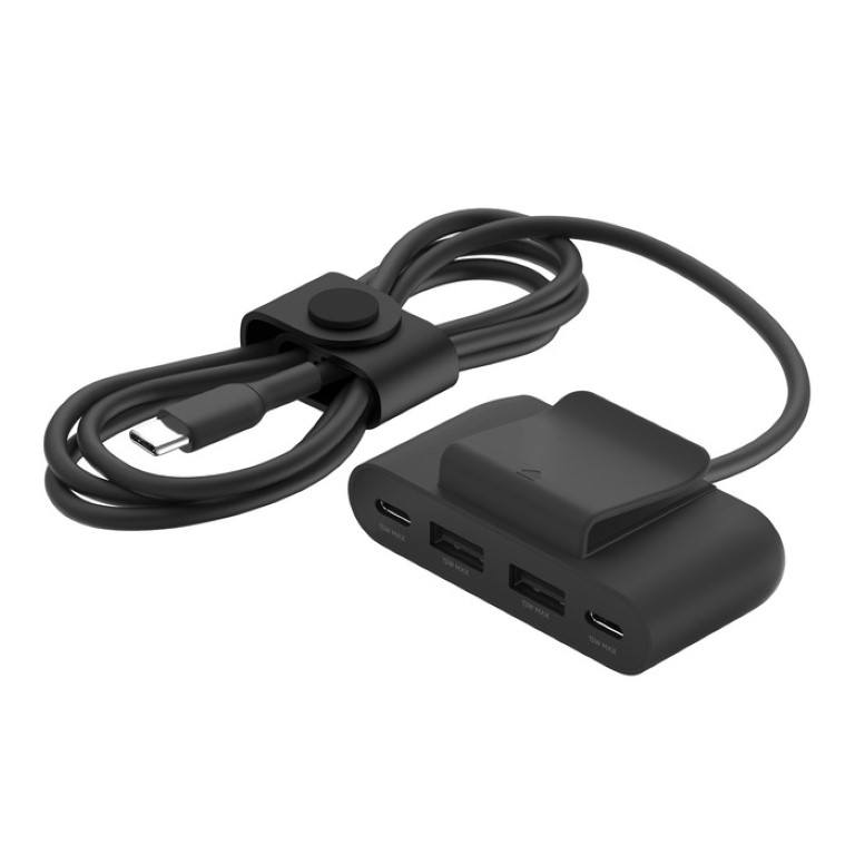 Belkin BoostCharge USB Type-C 4-port Power Extender Black BUZ001BT2MBKB7