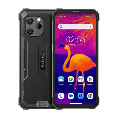 Blackview BV8900 Rugged 6.5-inch Smartphone - MediaTek Helio P90 256GB ROM 8GB RAM Android 13 BV8900-RGPN-BLK