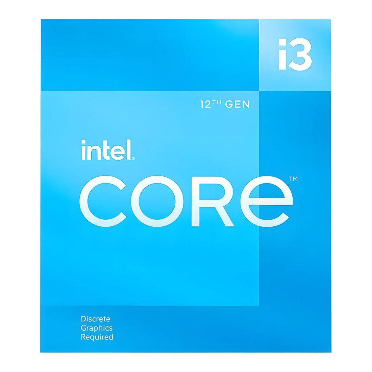 Intel Core i3-12100F CPU - 4-core LGA1700 3.3GHz Processor BX8071512100F