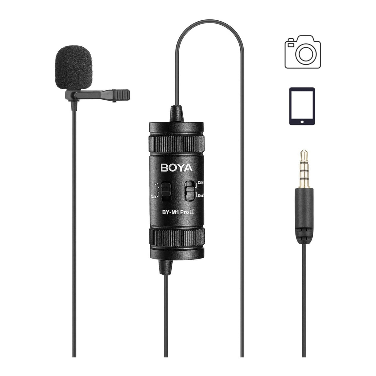 BOYA BY-M1 Pro II Universal Lavalier Microphone