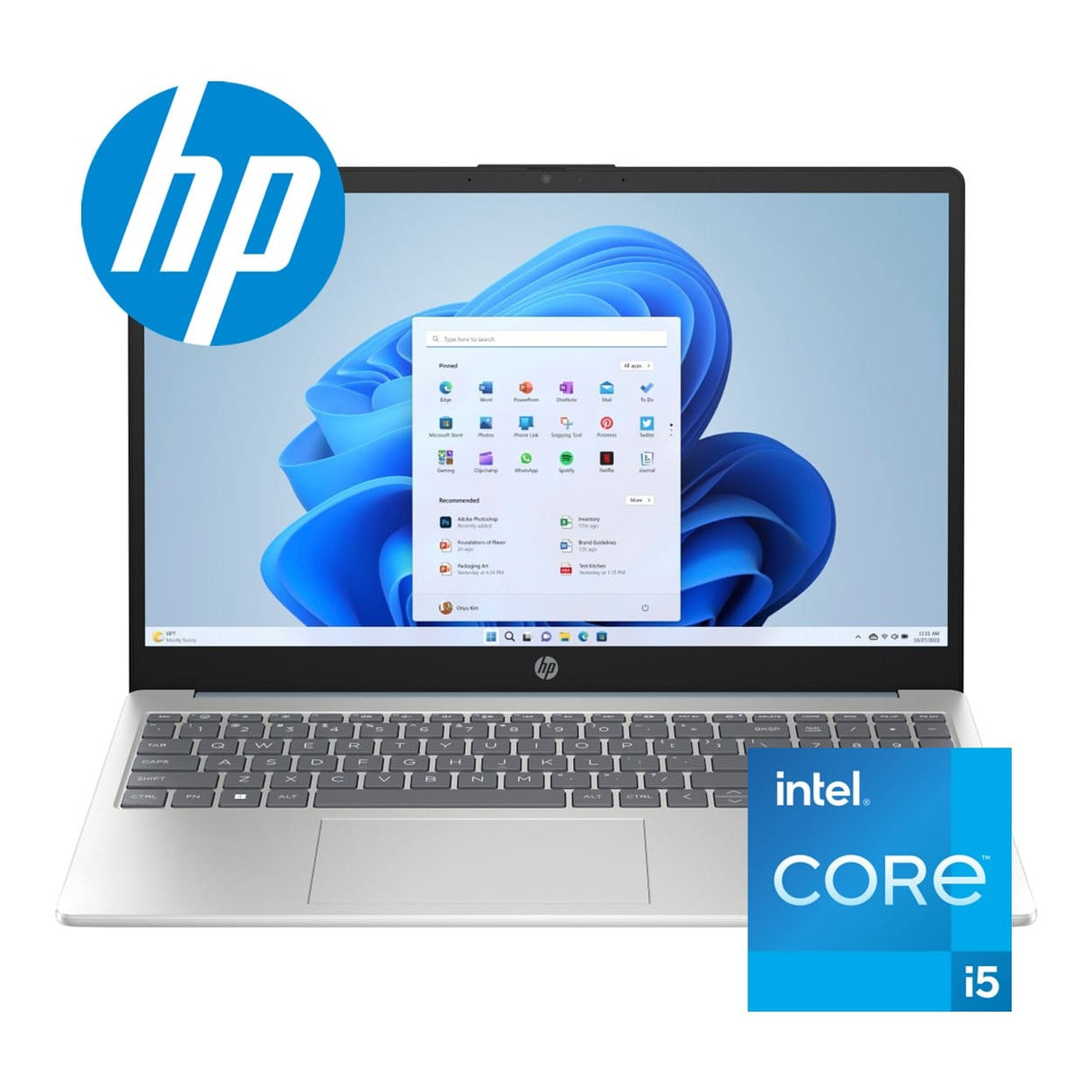 HP 15-fd0084ni 15.6-inch FHD Laptop - Intel Core i5-1334U 512GB SSD 16GB RAM Win 11 Home Moonlight Blue (Open Box)