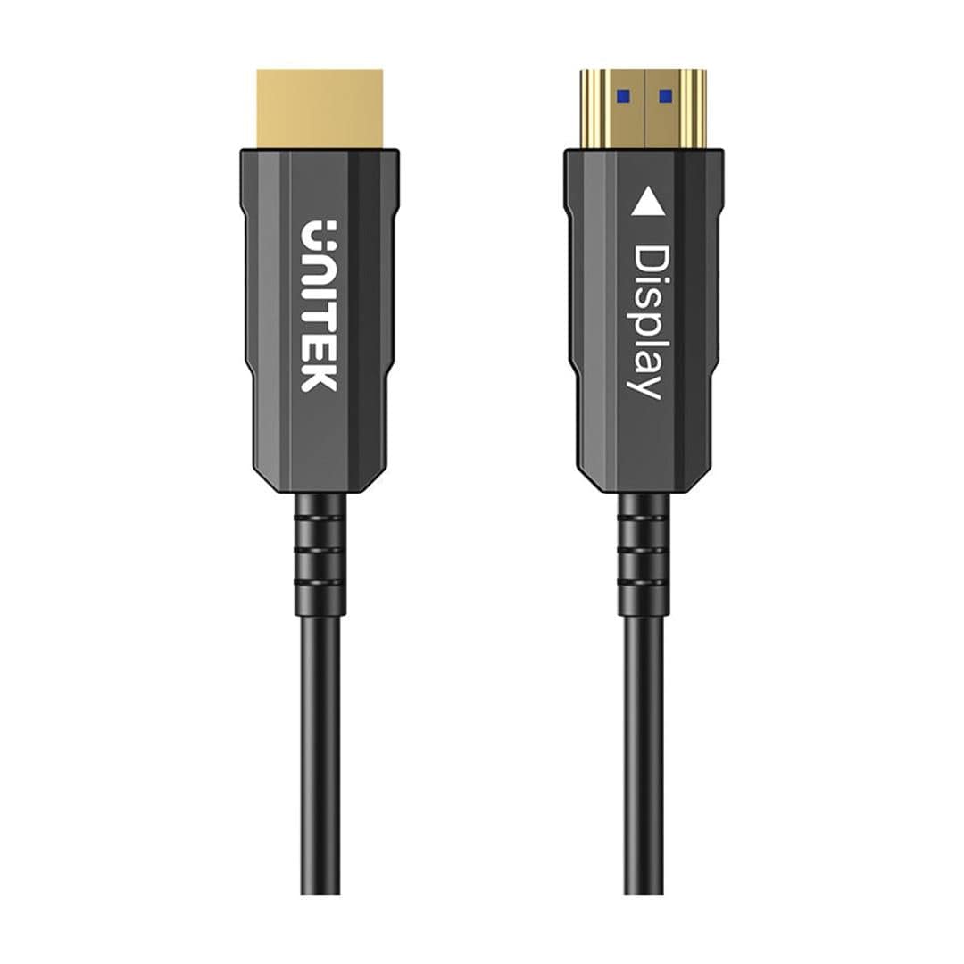 Unitek 4K 60Hz HDMI Male to Male Fibre Optic Cable 40m C11072BK
