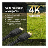 Unitek 1m 4K 60Hz HDMI 2.0 Cable C11079BK-1M