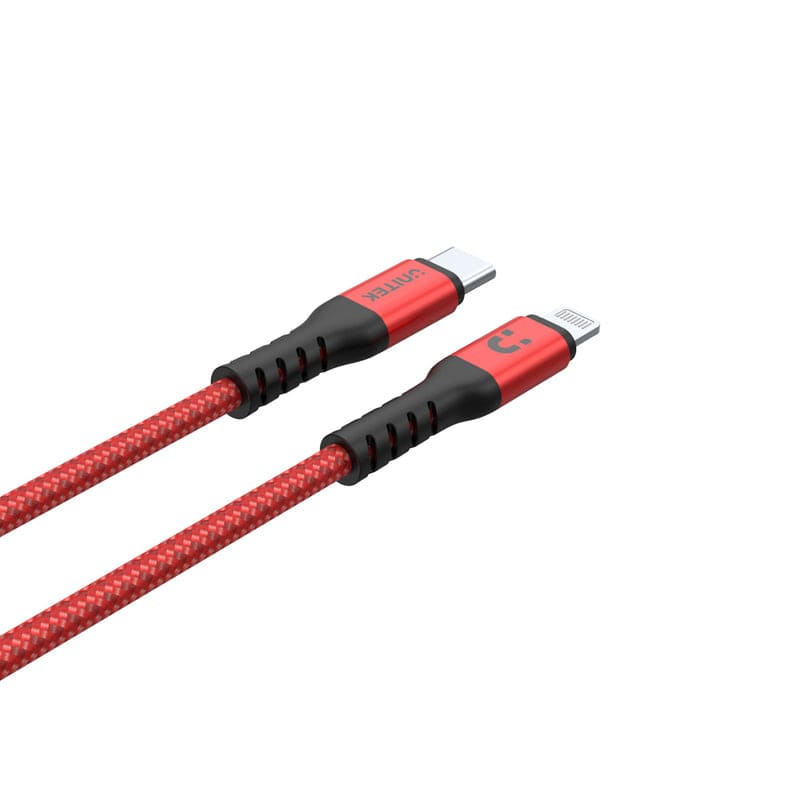 Unitek 1m MFI Certified USB-C to Lightening 20W Fast Charging Cable C14060RD