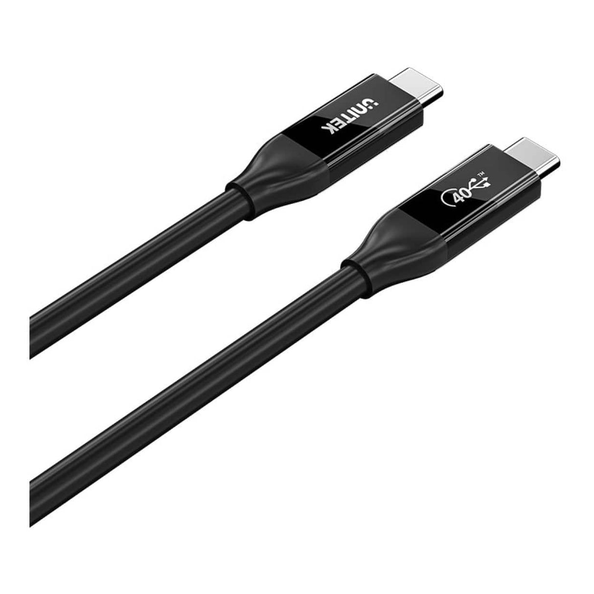 Unitek 2m 40GBPS 240W USB4 USB-C Cable C14100ABK01-2M
