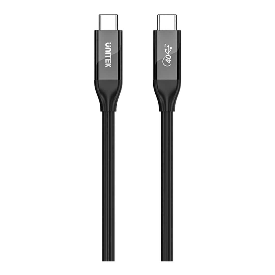 Unitek 2m 40GBPS 240W USB4 USB-C Cable C14100ABK01-2M