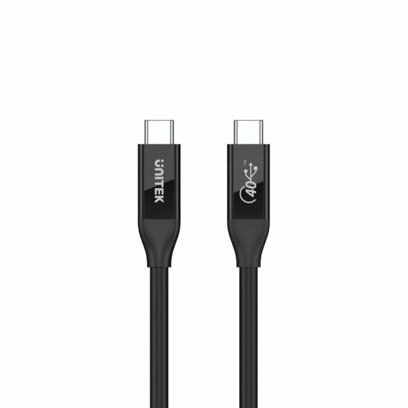 Unitek C14100BK Fast Charging Type-C Male to Male Cable 0.8m