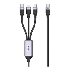 Unitek 3-in-1 USB Multi Charging Cable 1.5m C14101AGY01-1.5M