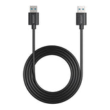 Unitek USB 3.0 Type-A Male to Male Data Cable 5Gbps 1.5m Black C14102BK