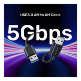 Unitek Type-A Male to Male USB 3.0 Cable 1.5m C14102BK03-1.5M