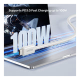 Unitek 100W Type-C Male to Male Magnetic Cable 1m Cream Latte C14141ACL01-1M