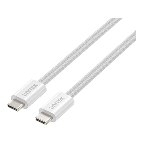 Unitek 100W Magnetic Type-C Male to Male Cable 1m White C14141AWH01-1M