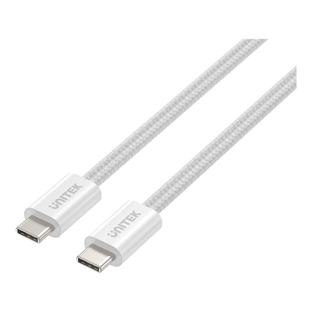 Unitek 100W Magnetic Type-C Male to Male Cable 1m White C14141AWH01-1M