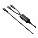 Unitek 2-in-1 100W Type-C Cable 1.8m C14146ABK-1.8M