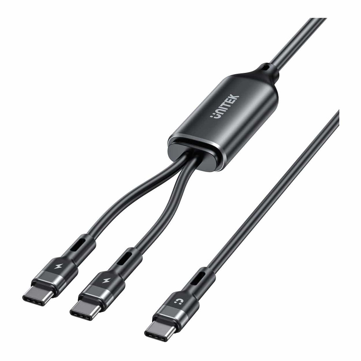Unitek 2-in-1 100W Type-C Cable 1.8m C14146ABK-1.8M