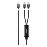 Unitek 2-in-1 100W Type-C Cable 1.8m C14146ABK-1.8M