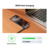 Unitek 1m PD 100W USB-C Right Angle Cable C14147ABK01-1M