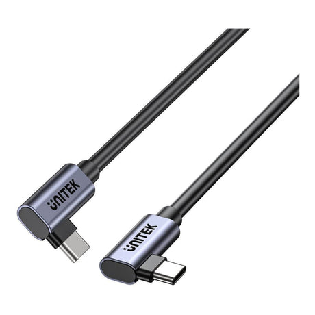 Unitek 1m PD 100W USB-C Right Angle Cable C14147ABK01-1M
