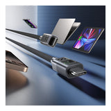 Unitek 60W Type-C Male to Male Charging Cable 2m with LED Display C14158ABK-2M