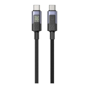 Unitek 1m USB-C 60W CM/CM Charging cable Black C14158ABK01