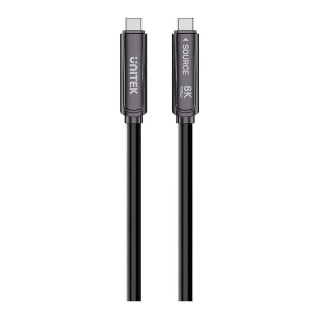Unitek 8K Fiber Optic Type-C Male to Male Full-Featured Cable 5m C14178ABK01-5M