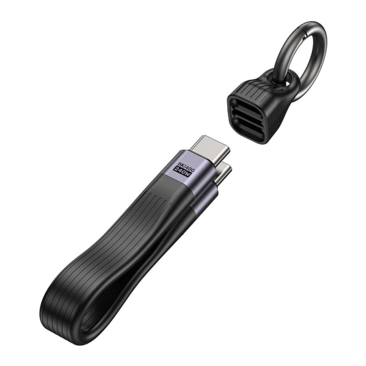 Unitek 240W Type-C USB4 Full-Featured Keychain Cable C14179ABK01-0.13M