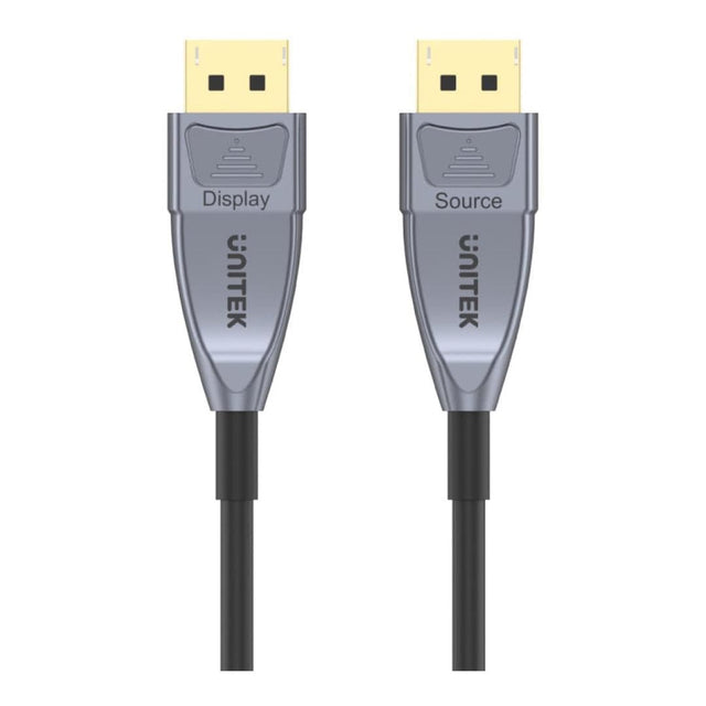 Unitek 8K DisplayPort 1.4 Male to Male Fiber Optic Cable 30m C1619GY