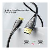 Unitek 8K Fiber Optic DisplayPort Male to Male 2.1 Cable 30m C1631ABK01-30M