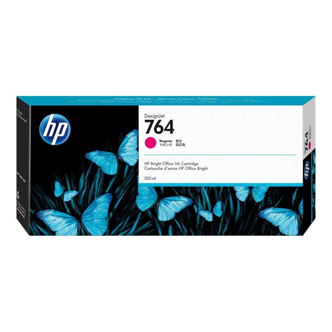 HP 764 DesignJet Magenta Standard Yield Ink Cartridge Original C1Q14A Single-pack