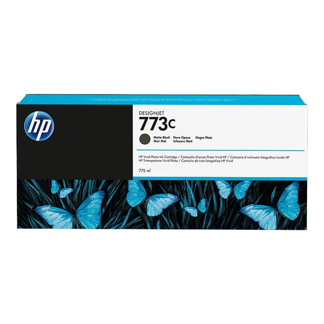 HP 773C DesignJet Matt Black Standard Yield Ink Cartridge Original C1Q37A Single-pack