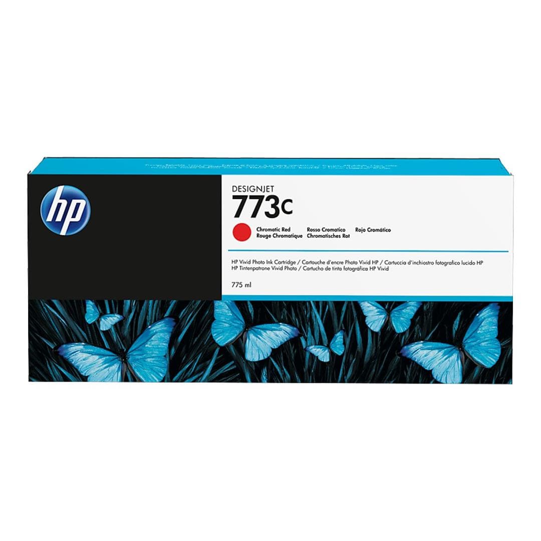 HP 773C DesignJet Chromatic Red Standard Yield Ink Cartridge Original C1Q38A Single-pack