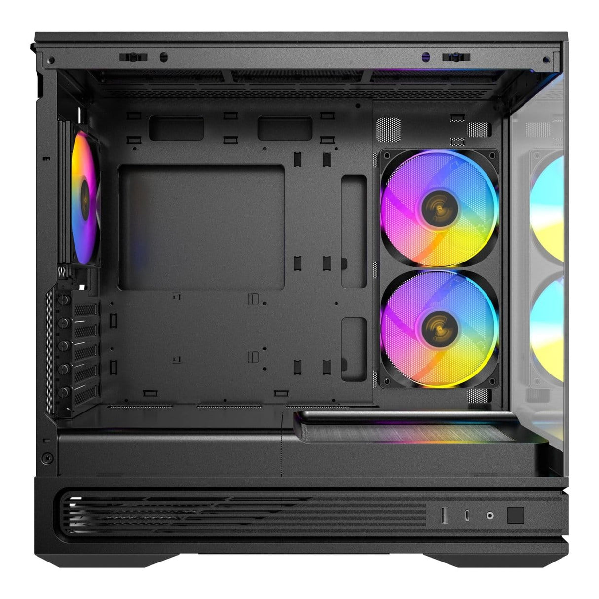 Antec C2M ARGB Compact Micro-ATX Gaming PC Case - Black