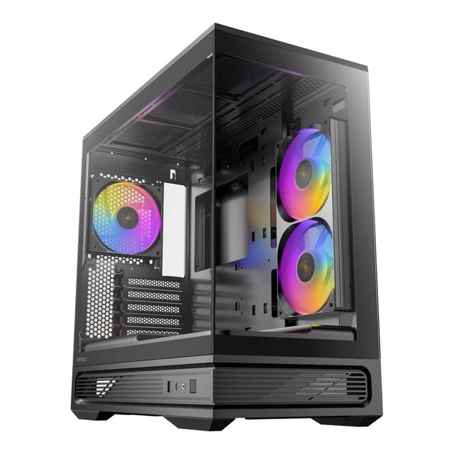 Antec C2M ARGB Compact Micro-ATX Gaming PC Case - Black