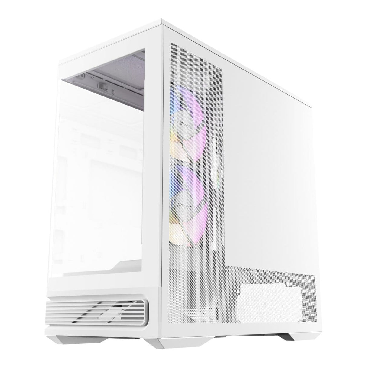 Antec C2M ARGB Compact Micro-ATX Gaming PC Case - White