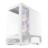 Antec C2M ARGB Compact Micro-ATX Gaming PC Case - White
