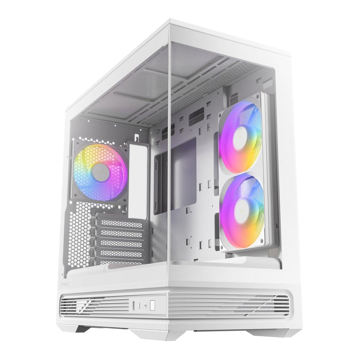 Antec C2M ARGB Compact Micro-ATX Gaming PC Case - White