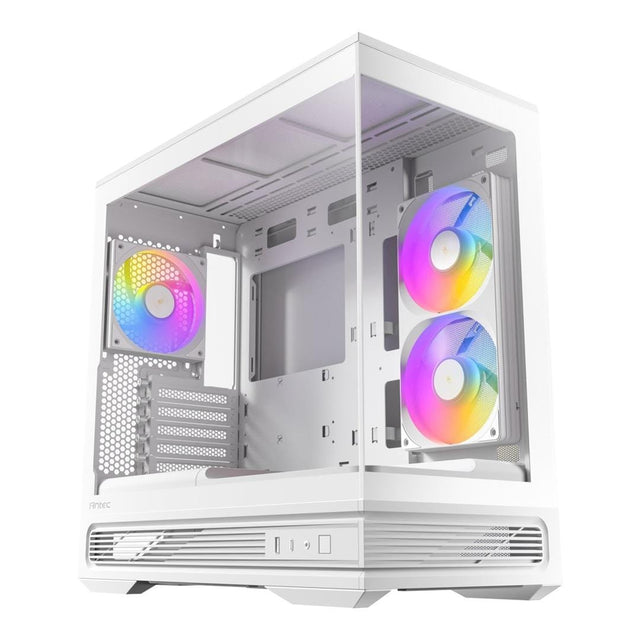 Antec C2M ARGB Compact Micro-ATX Gaming PC Case - White