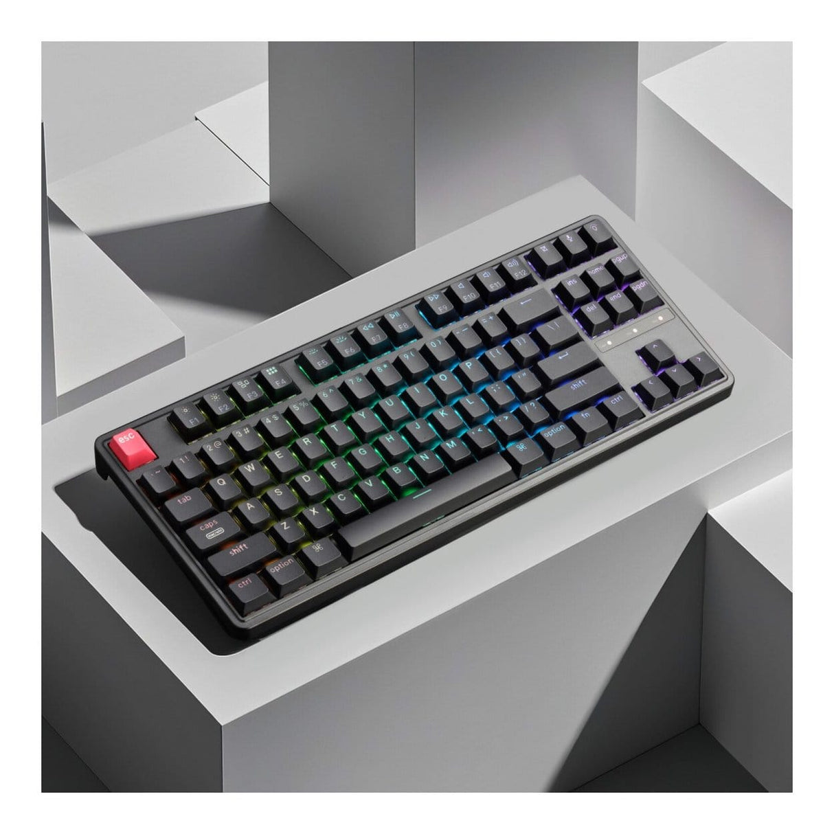 KeyChron C3 Pro 8K QMK Wired Custom Mechanical Keyboard - Black C3PX-H4