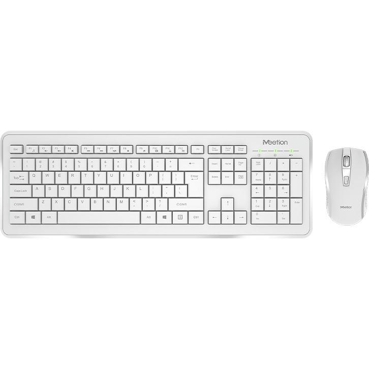 Meetion C4120W 2.4G Wireless Mouse And Keyboard Combo - White