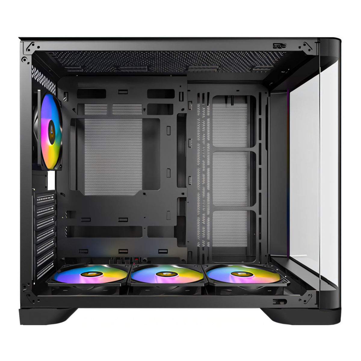 Antec C5 Curve ARGB Dual Chamber Mid-Tower ATX Gaming Black PC Case
