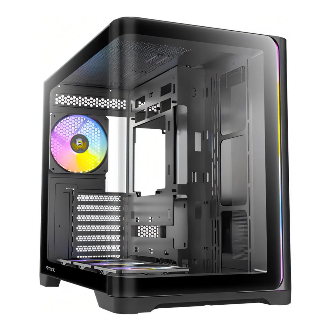 Antec C5 Curve ARGB Dual Chamber Mid-Tower ATX Gaming Black PC Case