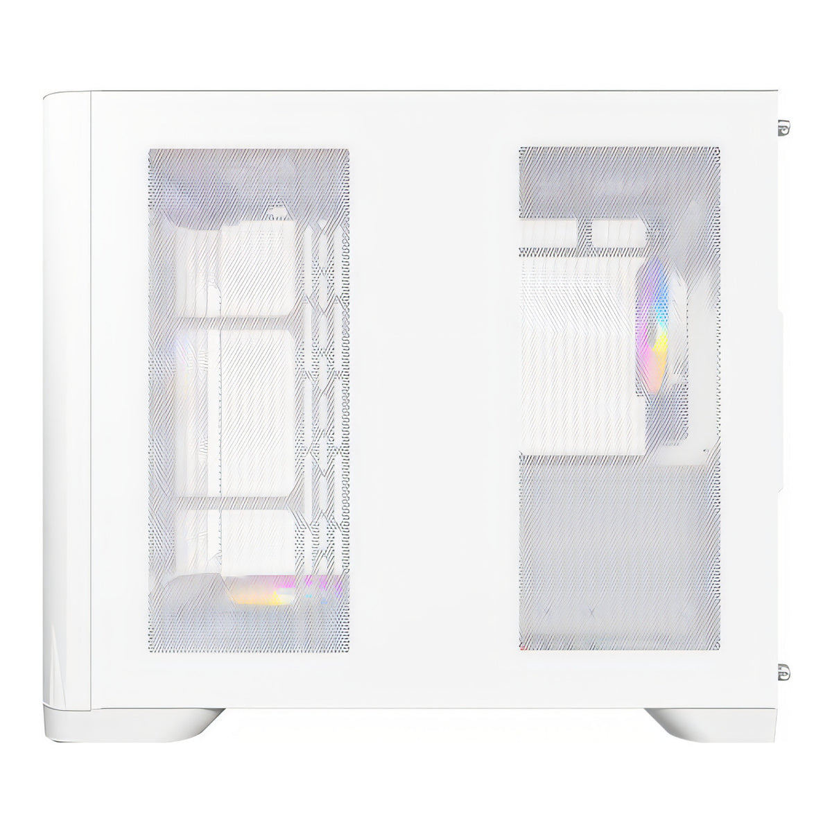 Antec C5 Curve ARGB Dual Chamber Mid-Tower ATX Gaming White PC Case