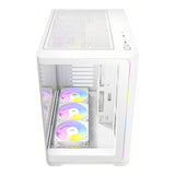 Antec C5 Curve ARGB Dual Chamber Mid-Tower ATX Gaming White PC Case