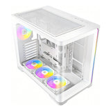 Antec C5 Curve ARGB Dual Chamber Mid-Tower ATX Gaming White PC Case