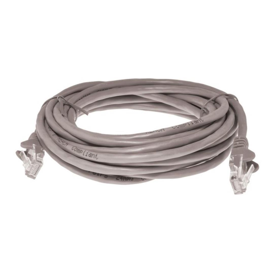 Unbranded CAT5e UTP Bare Copper RJ45 Patch Lead 5m Grey C5-UT-PL-5M-GR