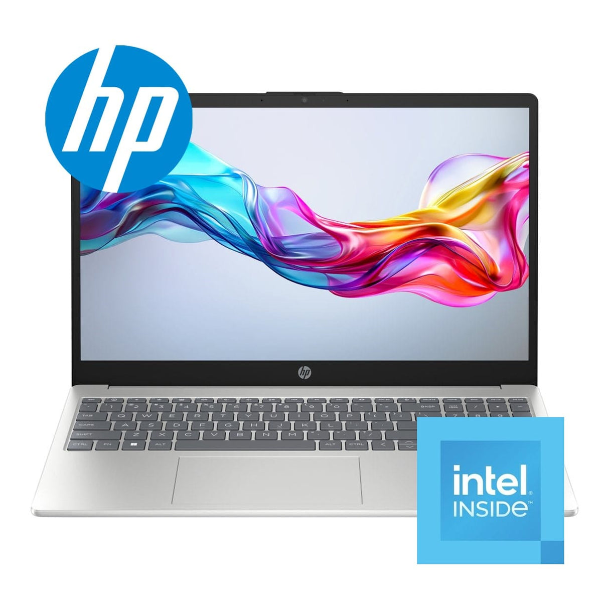 HP 15-fd0129ni 15.6-inch FHD Laptop - Intel N100 256GB SSD 8GB RAM Win 11 Home Natural Silver