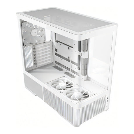 Antec C6 Curve Air Mid-Tower ATX Gaming White PC Case C6 CURVE AIR WHITE